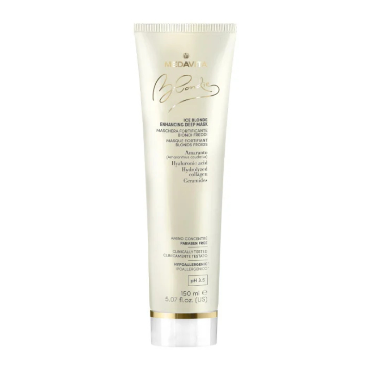 MEDAVITA ICE BLONDE Masca Nuantatoare cu Pigment Rece si Acid Hialuronic -150ml