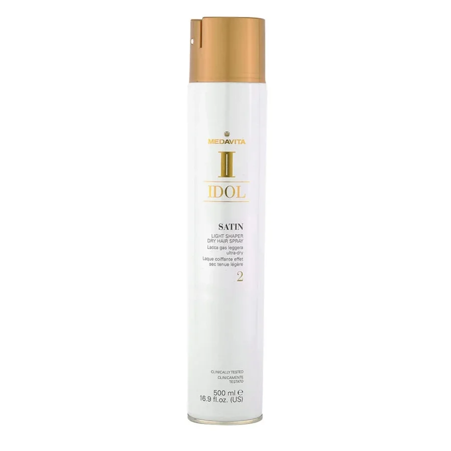 Medavita Satin Light Shaper Fixativ uscat cu fixare usoara, nivel 2, 500ml