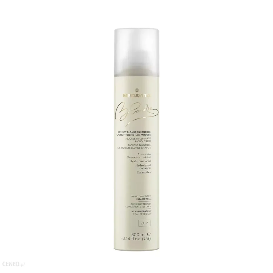 Medavita Sunset Blonde Spuma pentru amplificarea culorii si conditionare-par blond cald 300ml