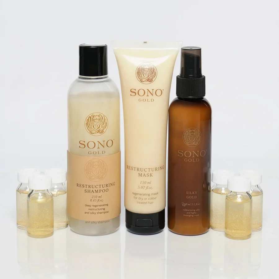 Sono Mască Leave-in Gold 150ml - imagine 2