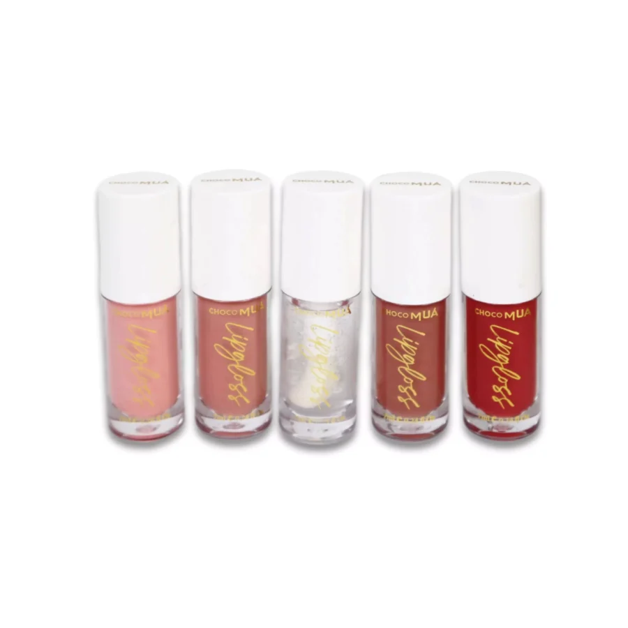 Set 5 Glossy Lip Gloss Choco Mua