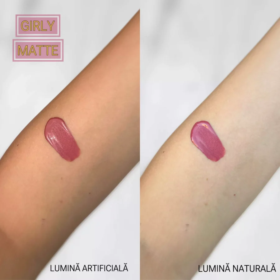 Lip Gloss Girly Matte Choco Mua - imagine 4
