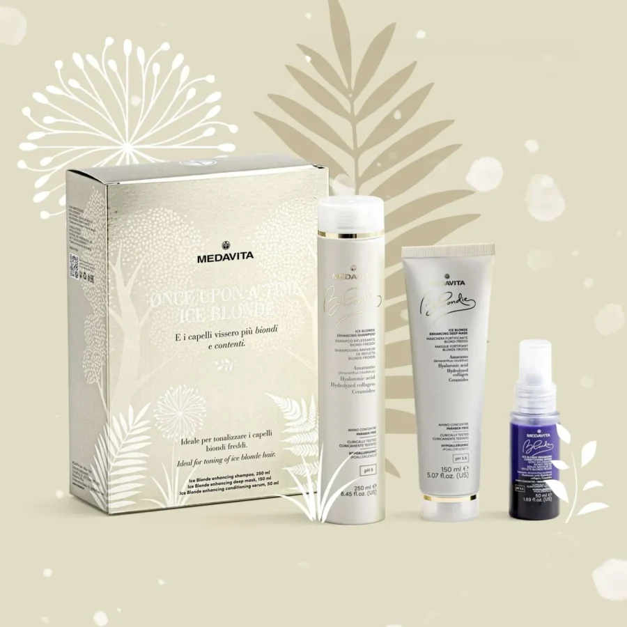 Medavita 2 Pachete Cadou, Beta Refiber + Ice Blonde - imagine 2
