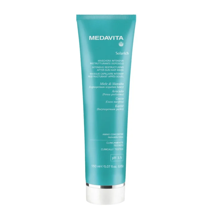 Medavita Mască hidratanta cu protectie uv, miere de manuca ideala dupa statul la plaja 150ml