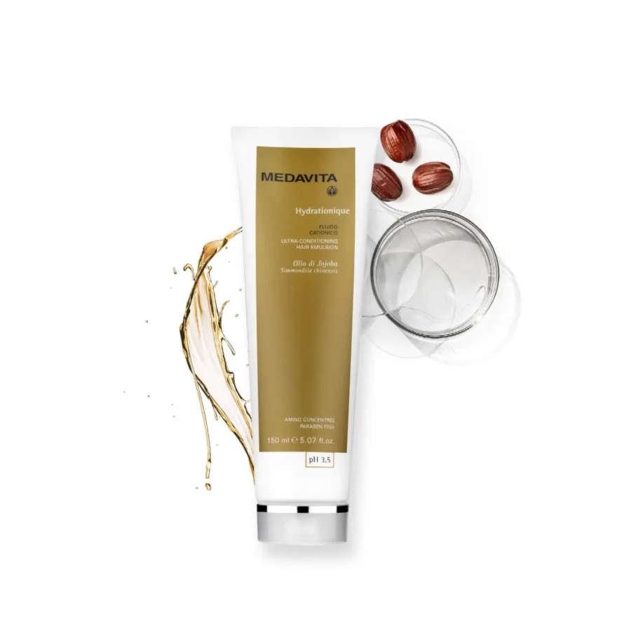 Medavita Balsam Cationic pentru lungimi foarte uscate si frizate 150ml - imagine 2
