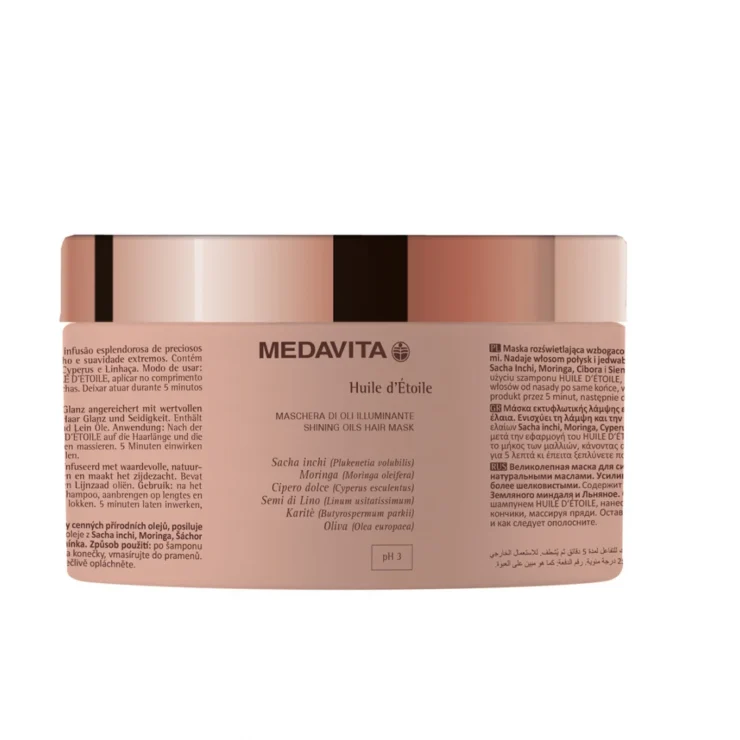 Medavita Mască Stralucire din uleiuri naturale 500ml