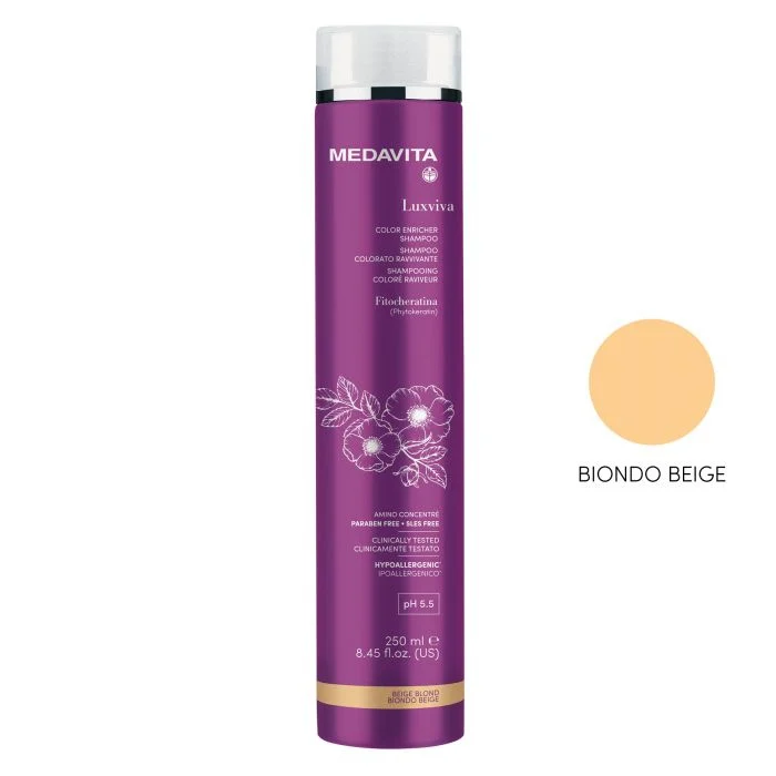 Medavita Șampon cu pigment bej 250ml