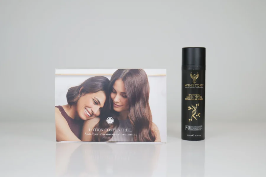 Set Anticadere + Reparare Moleculara - Fiole Medavita + Masca Moleculara WINSTORY (GRATUIT Ulei Nutritiv+Sampon Anticadere) - imagine 2