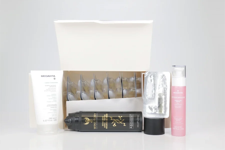 Set Anticadere + Reparare Moleculara - Fiole Medavita + Masca Moleculara WINSTORY (GRATUIT Ulei Nutritiv+Sampon Anticadere) - imagine 4