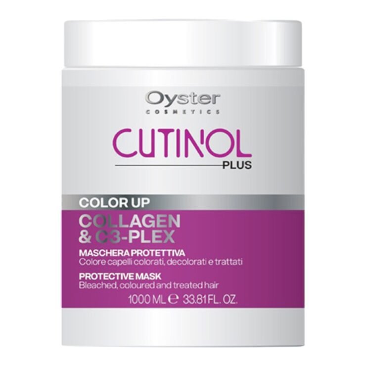 Masca de protectie a culorii cu C3-Plex si Colagen - OYSTER Cutinol Plus Color Up Mask 1000 ml