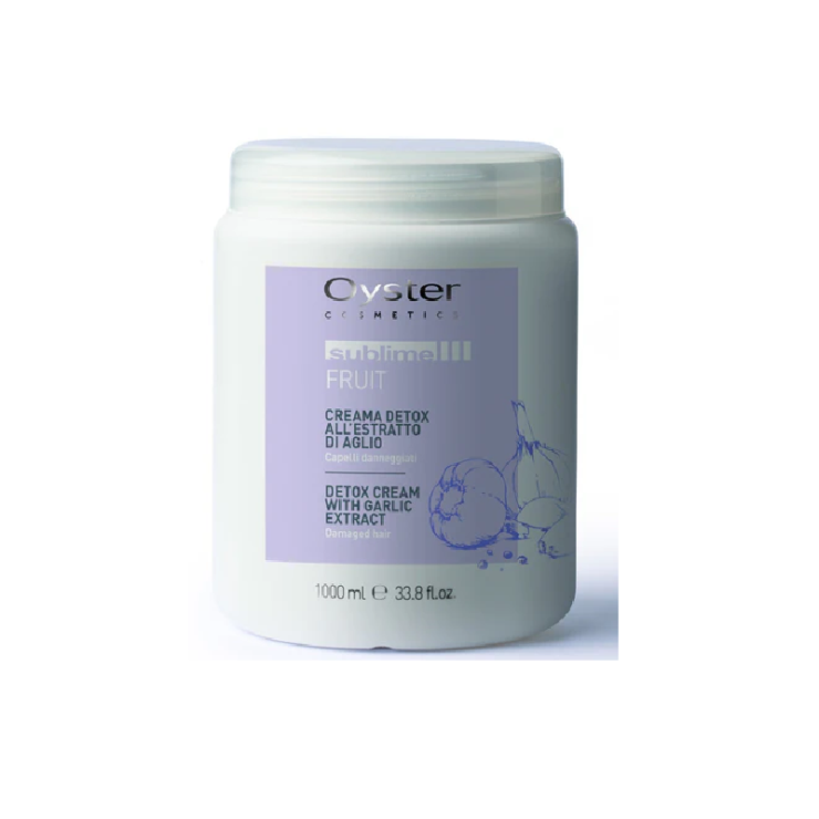 Masca detoxifianta cu usturoi pentru par degradat - OYSTER Sublime Detox Garlic Mask 1000 ml