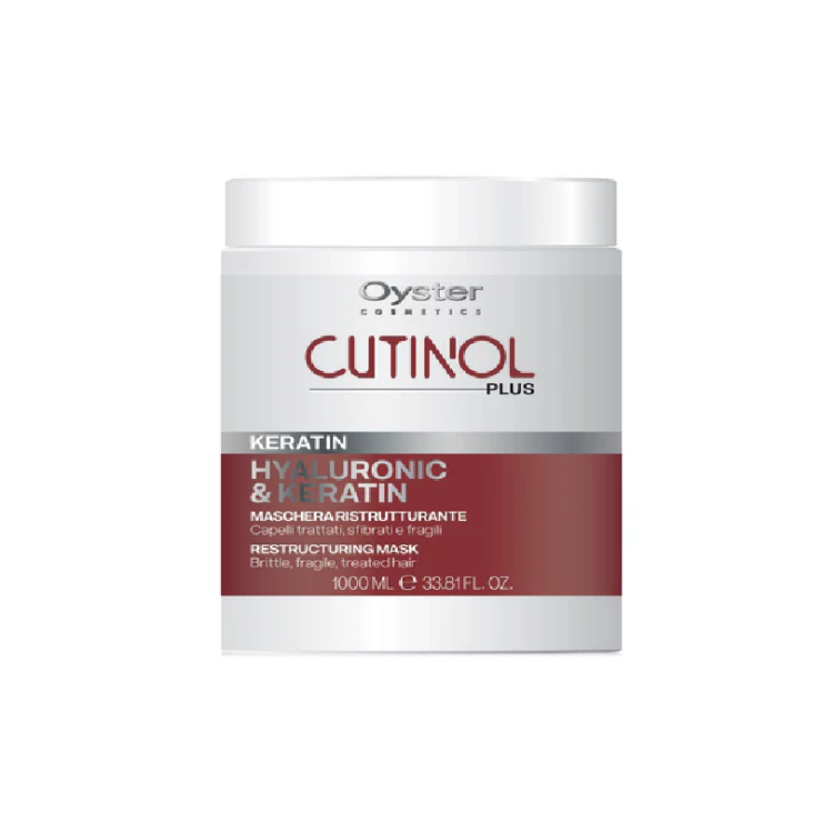 Masca restructuranta cu Acid Hialuronic si Keratina - OYSTER Cutinol Plus Keratin Mask 1000 ml