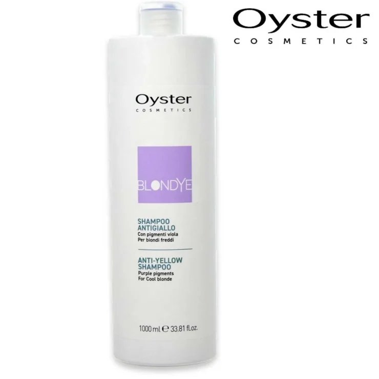 Sampon anti-pigment galben - Oyster Blondye Anti-Yellow Shampoo 1000 ml