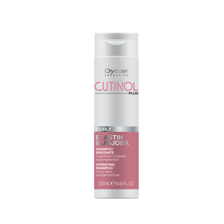 Sampon pentru par cret cu Elastina si Ulei de Jojoba - OYSTER Cutinol Plus Curly Shampoo 250 ml