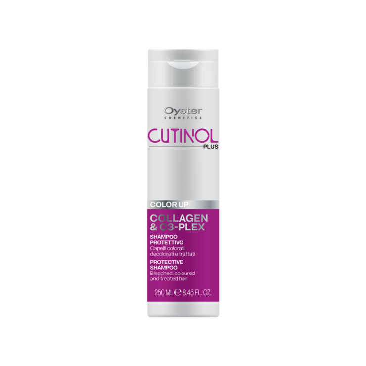 Sampon pentru par decolorat, vopsit cu C3-Plex si Colagen - OYSTER Cutinol Plus Color Up Shampoo 250 ml