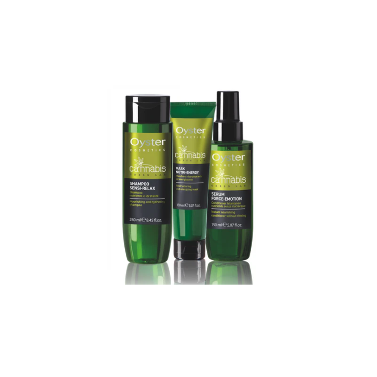 Pachet Cannabis Sampon + Masca + Serum - Oyster Cannabis Professional Pack