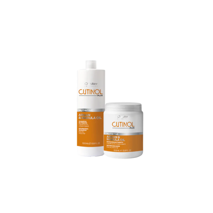 Tratament Nutritiv cu Ulei de Argan si Marula - OYSTER Cutinol Plus Nutritive Pack Salon Size