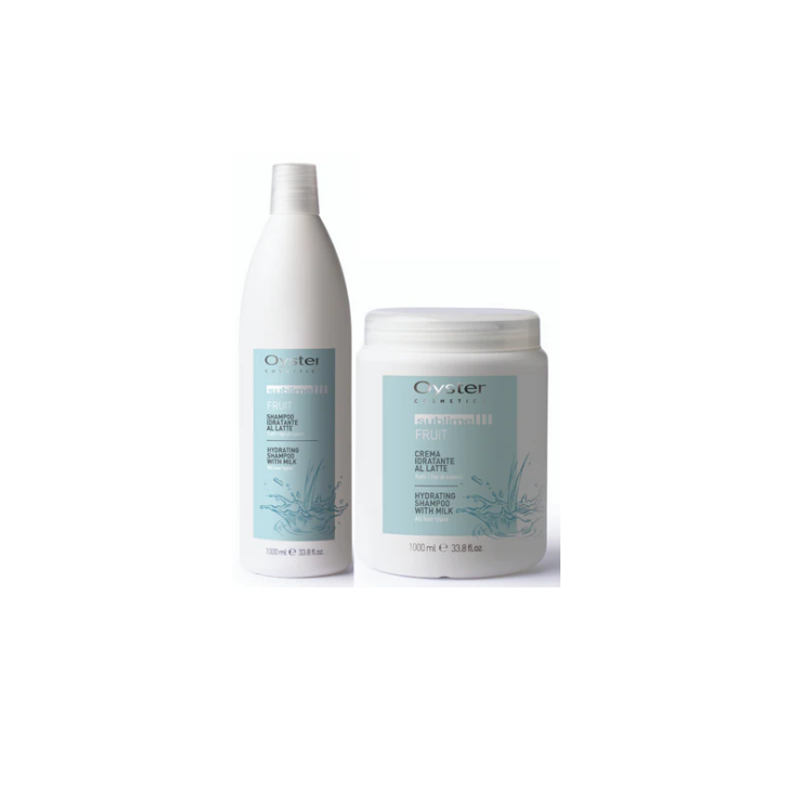 Pachet profesional hidratant pentru toate tipurile de par - OYSTER Sublime Milk Pack 2x1000ml