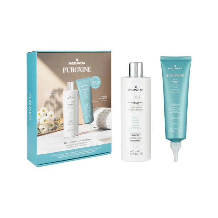 Kit Antimatreata Medavita - Sampon Antimatreata 400ml si Dermocrema Purifianta 150ml