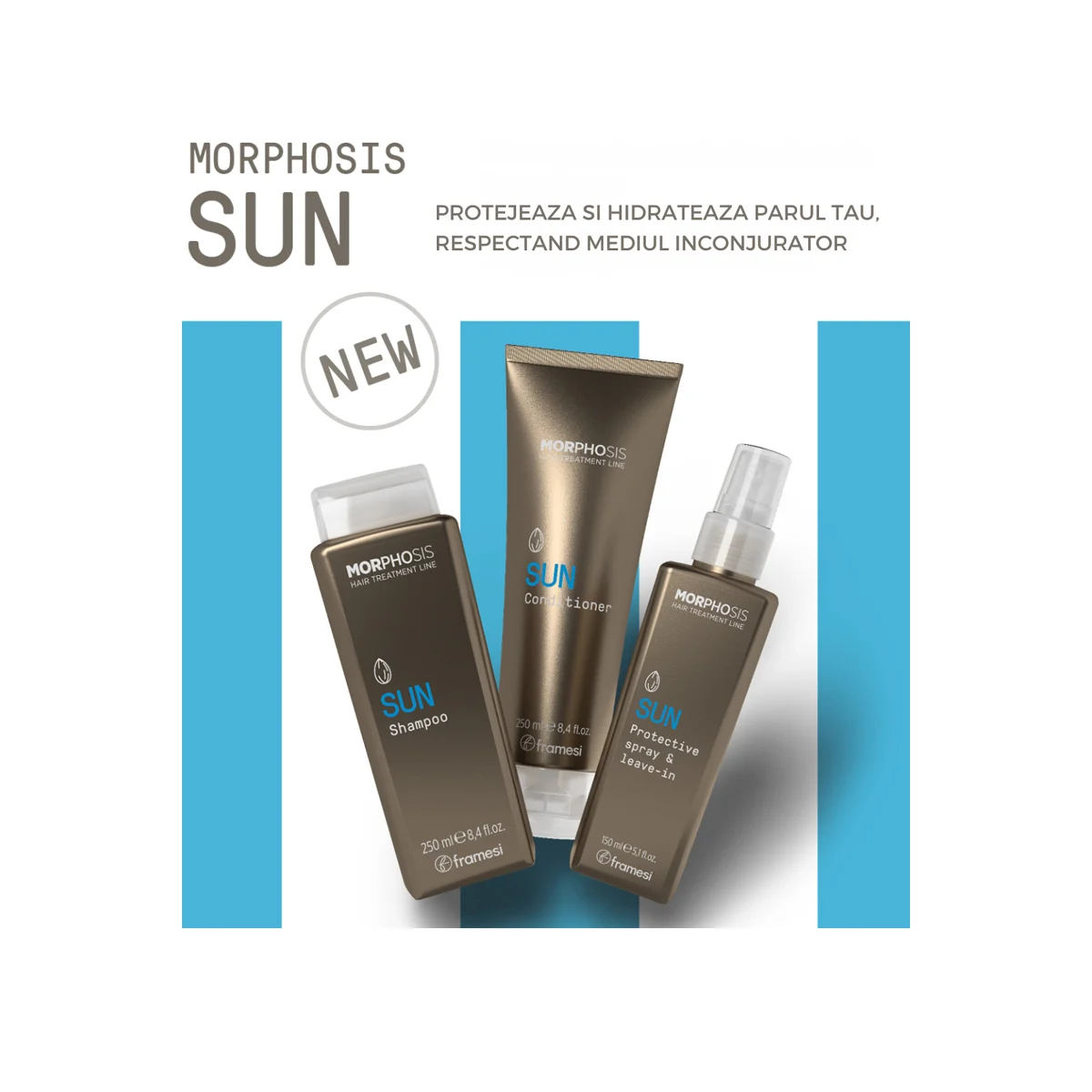 Kit Framesi Morphosis Sun Care - Protectie UVA+UVB pentru par - imagine 3