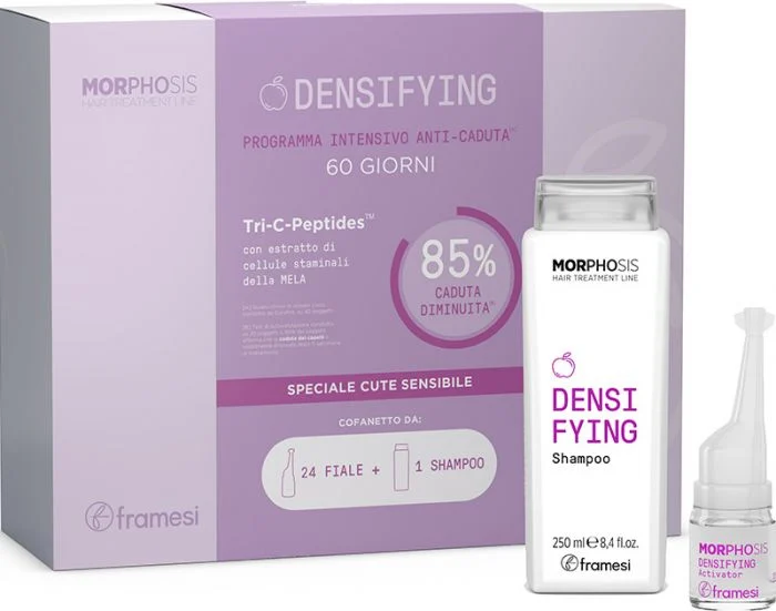Kit Sampon + Fiole Anticadere - 24 fiole pt scalp sensibil + 1 sampon 250ml - FRAMESI