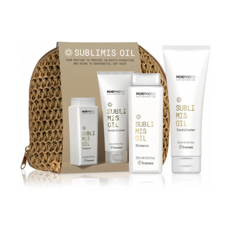 Kit Framesi Sublimis Oil - Sampon + Balsam - RAFFIA BAG - 250ml